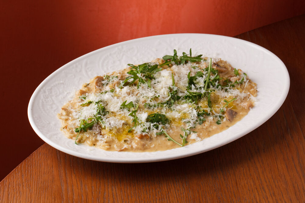 Risotto with porcini mushrooms