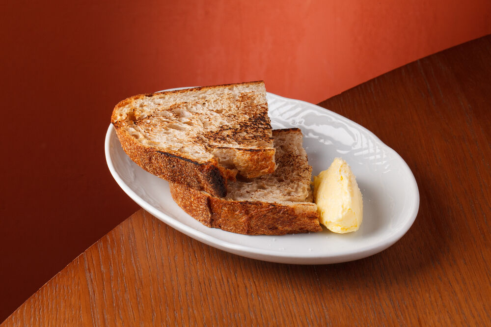 Tartine with butter