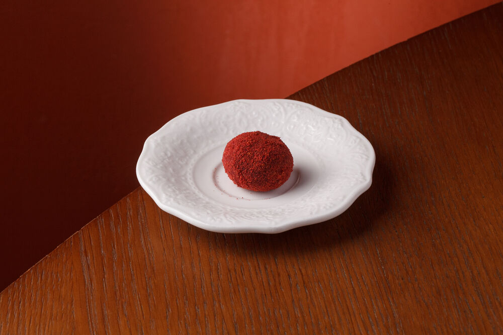 Chocolate raspberry truffle