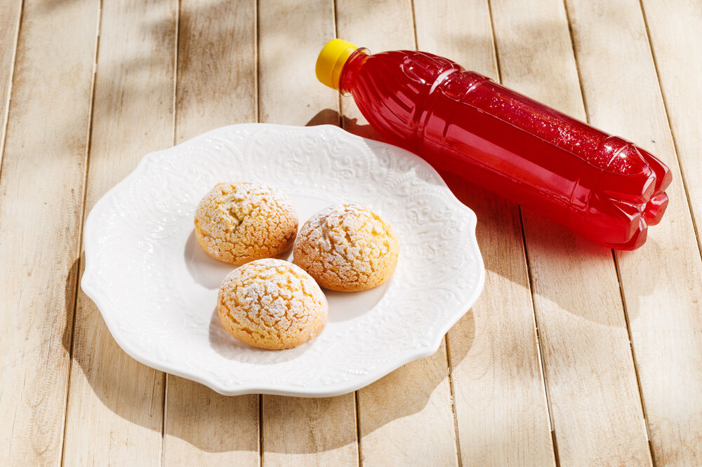 Клюквенный морс + булочки"Шу" в подарок при заказе от 3500