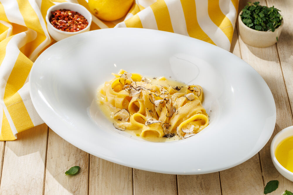 Паста с черным трюфелем