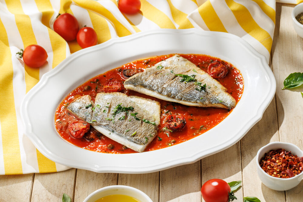 Дорадо по-неаполитански