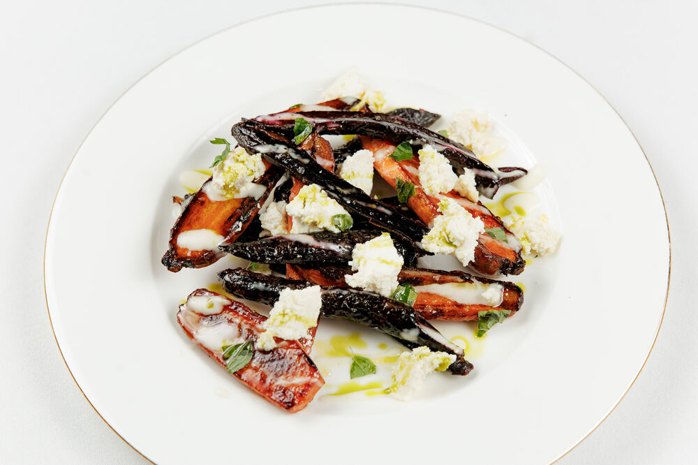 Морковь с сыром рикотта