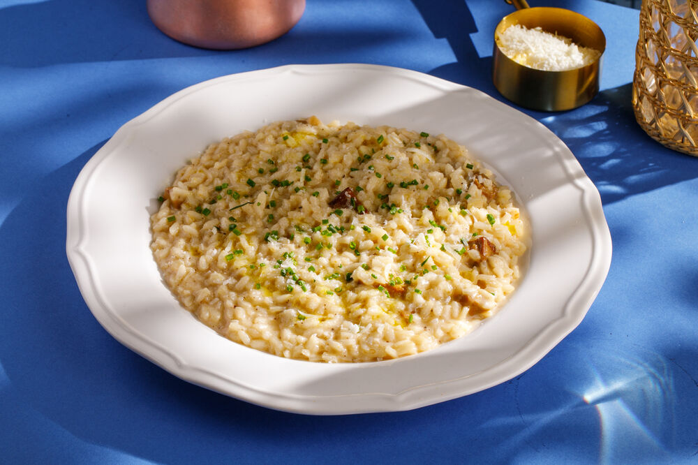 Risotto with porcini mushrooms