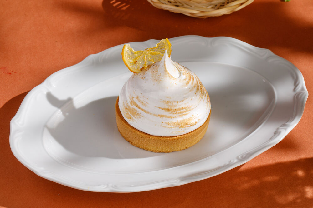 Тарталетка с лимонным кремом