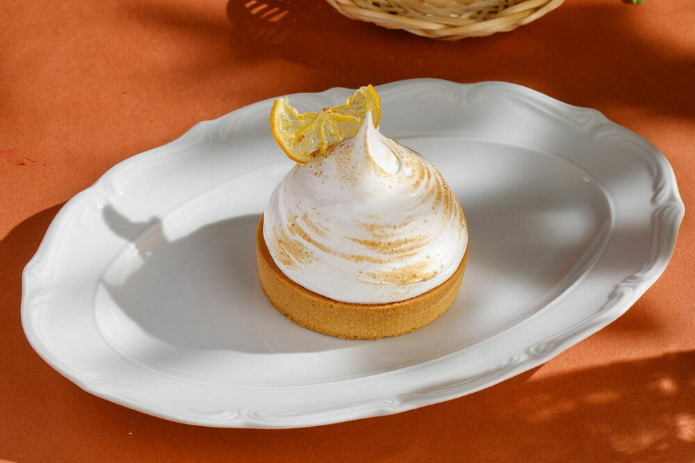 Тарталетка с лимонным кремом 