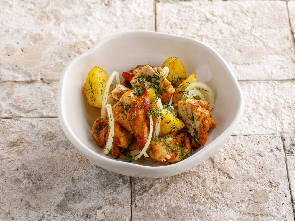 Оджахури с курицей