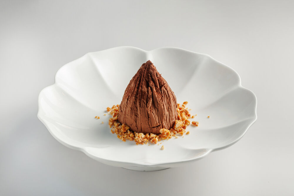 Chocolate and custard truffelino