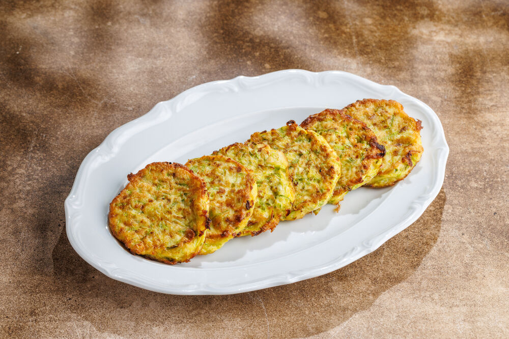 Zucchini pancakes 6 pieces