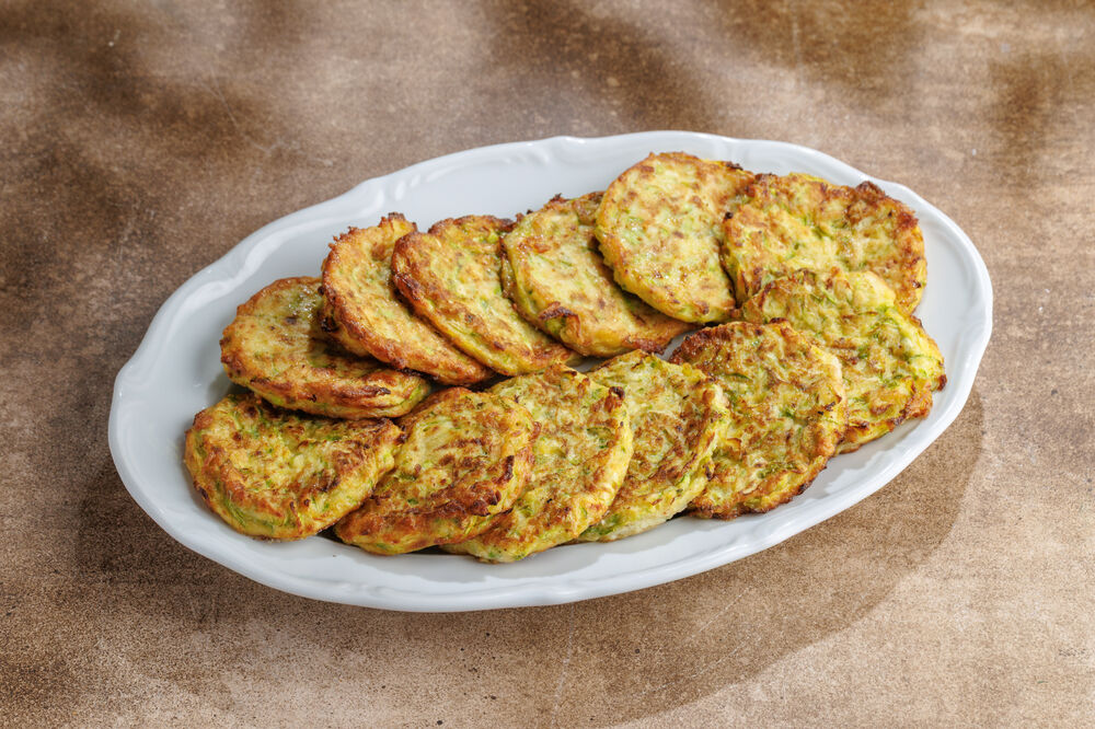 Zucchini pancakes 12 pieces