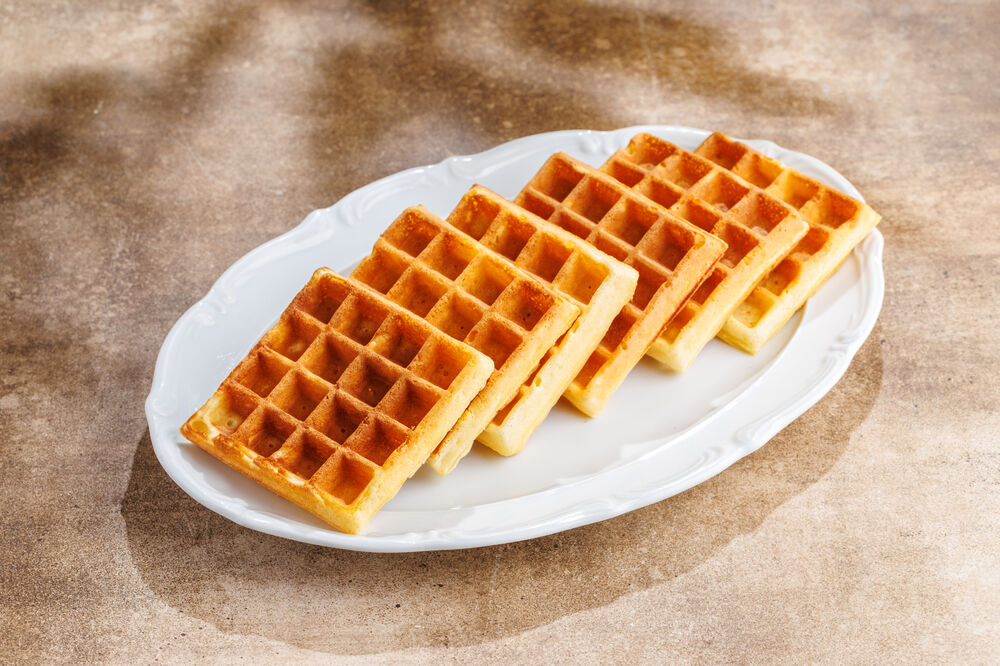 Breakfast waffles 6 pieces