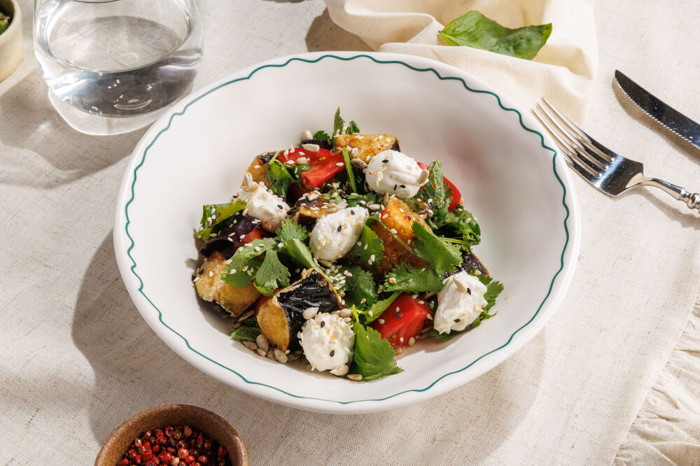 Crispy Eggplant Salad