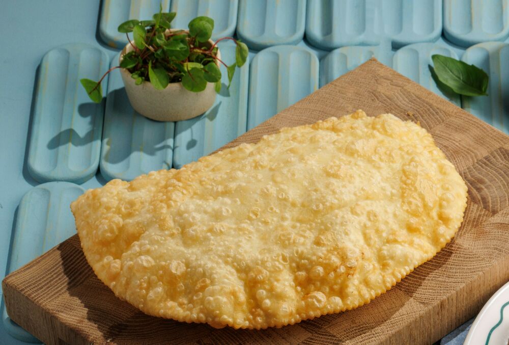 Cheburek with veal