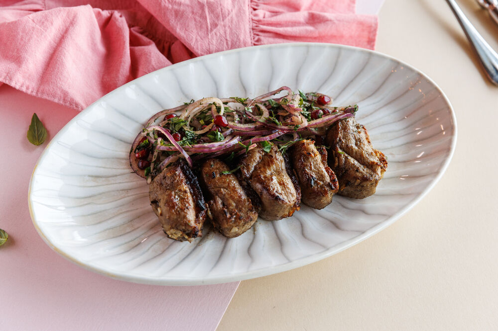 Duck breast shashlik