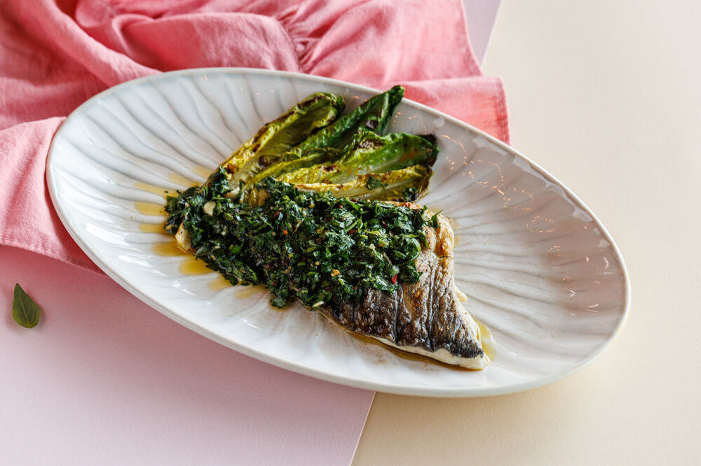 Grilled Dorado with Chimichurri