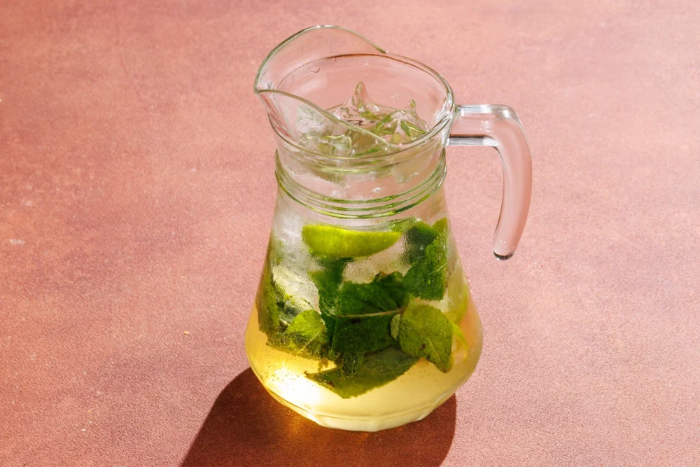Non-alcoholic mojito with peach flavor 1000 ml