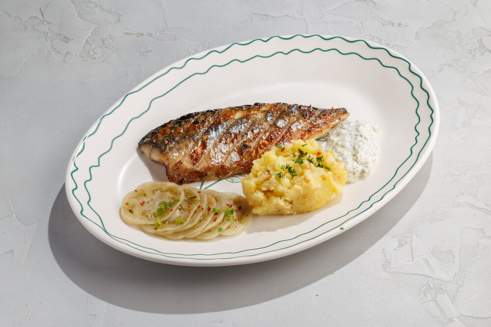 Grilled mackerel