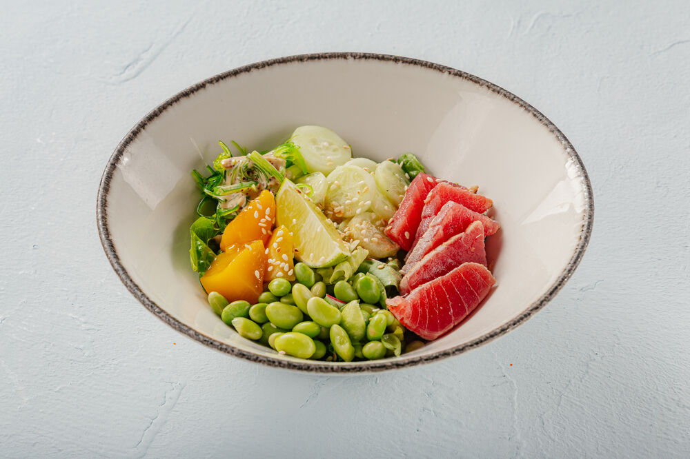 Poke with tuna