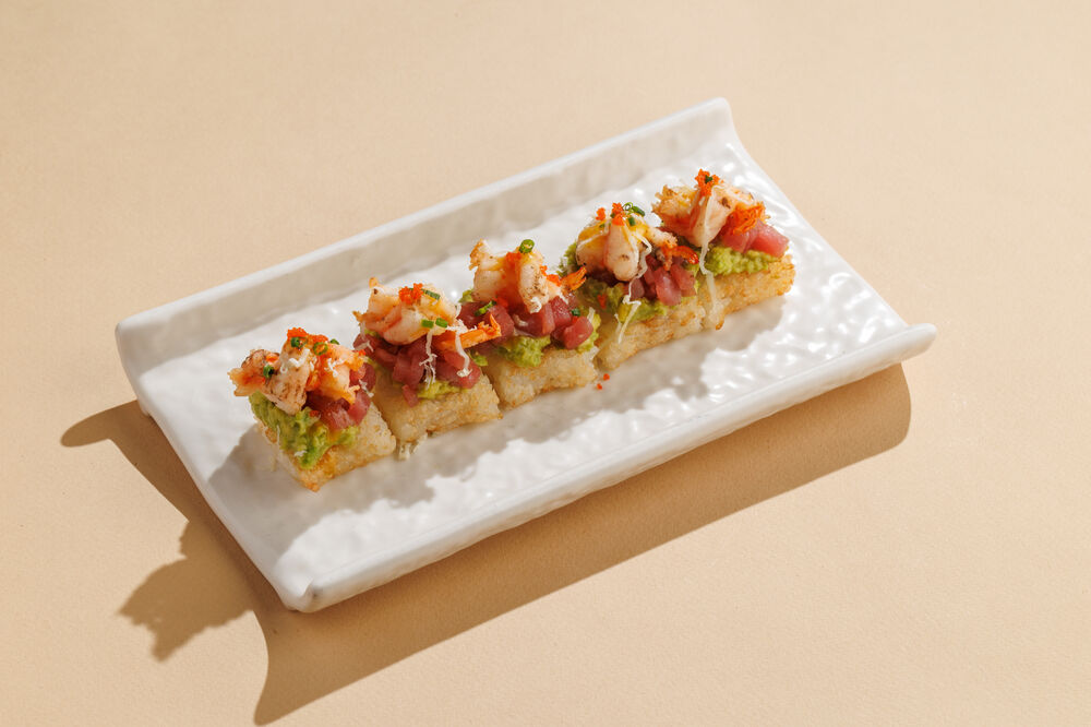 Creamy roll with Italian blue cheese