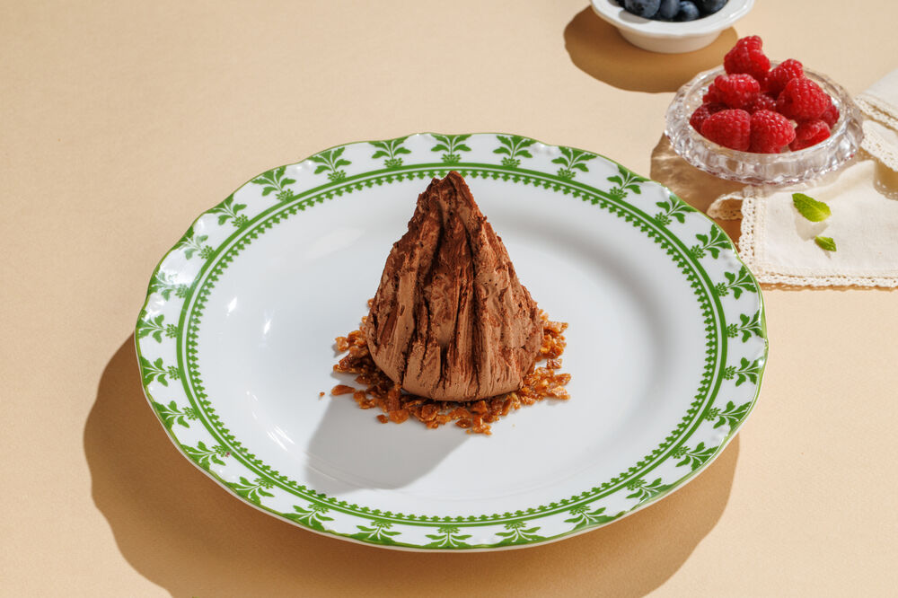 Truffelino with chocolate and custard cream