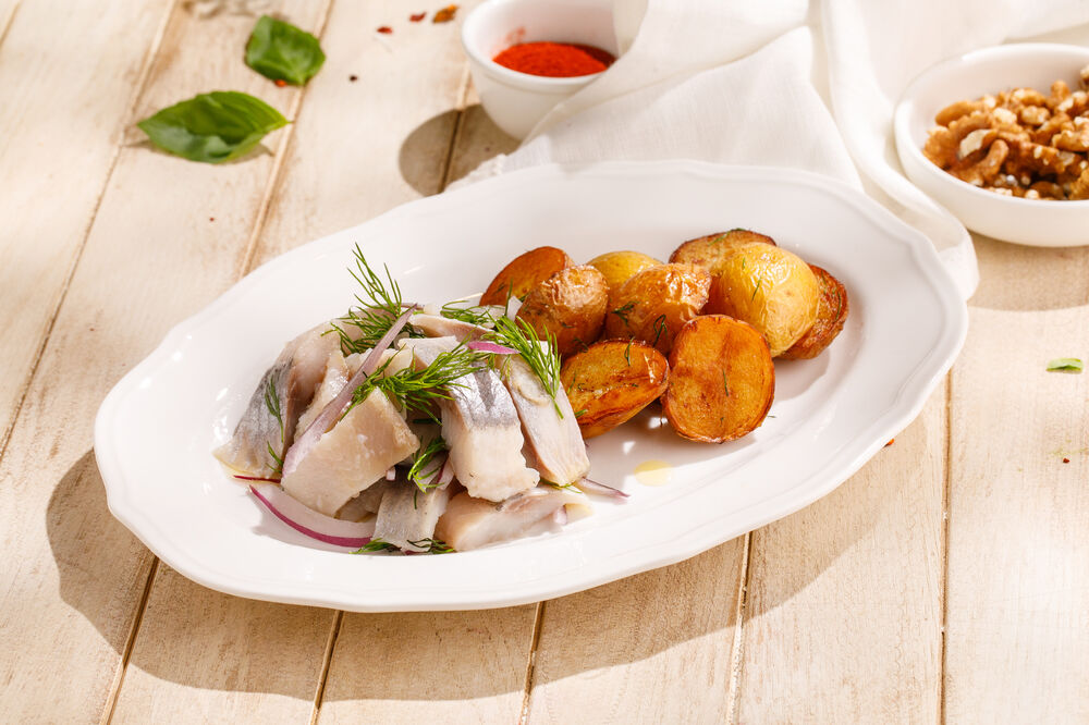 Herring with potatoes