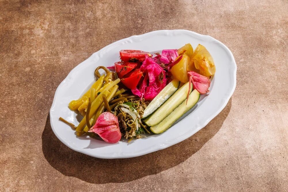 Pickles from a barrel