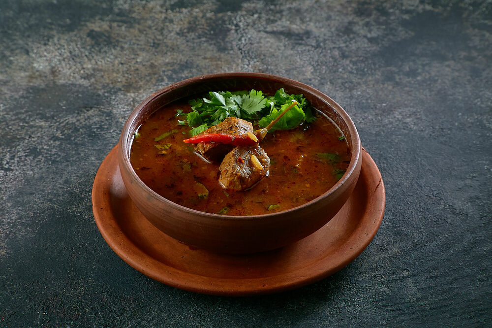 Soup "Kharcho with mutton meat"