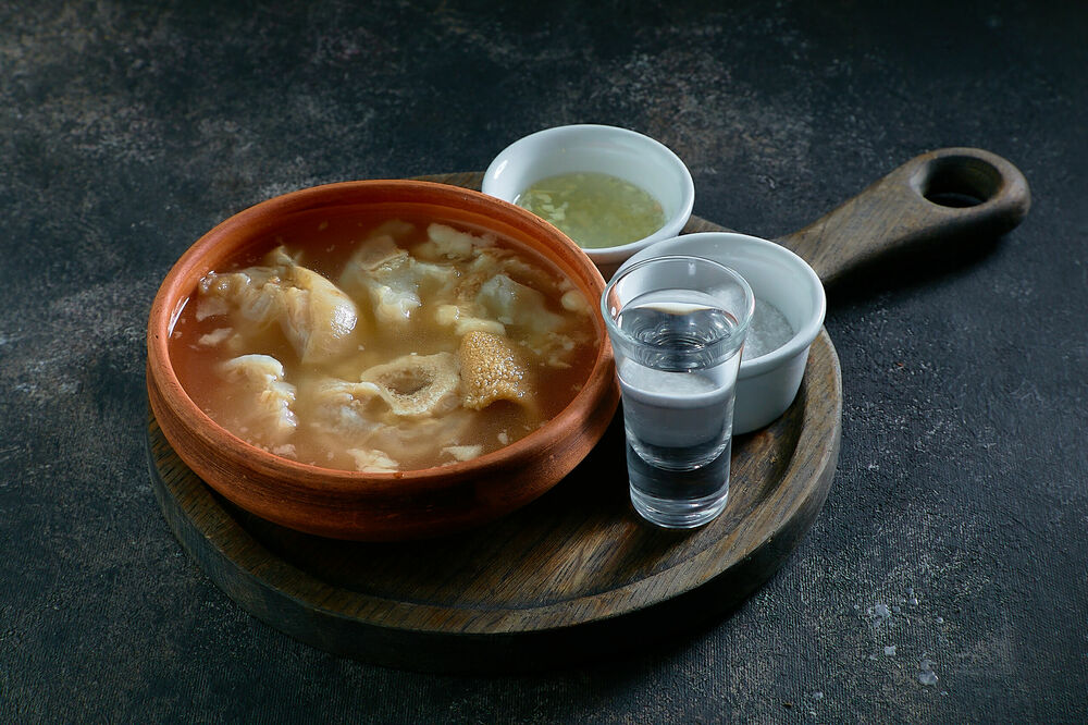 Soup "Khash with chacha"