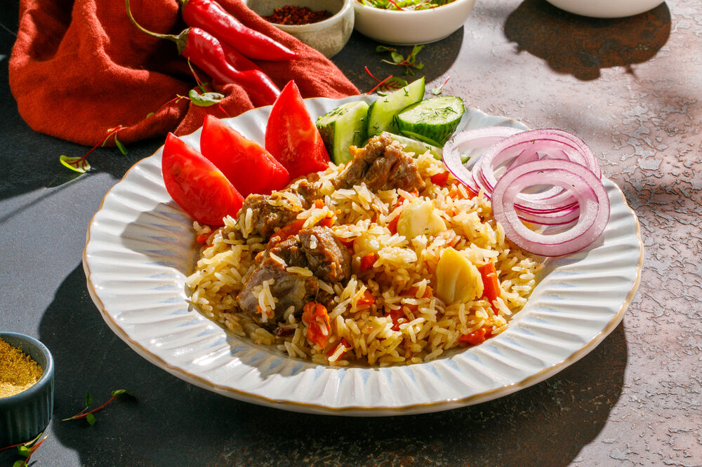 Pilaf with mutton