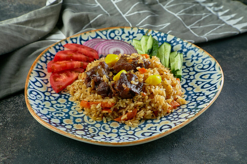 Pilaf with mutton