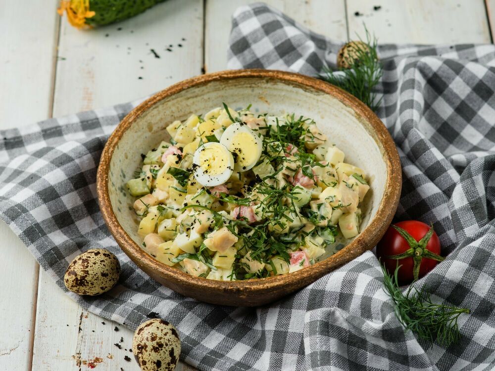 *Salad with beef 1 kg