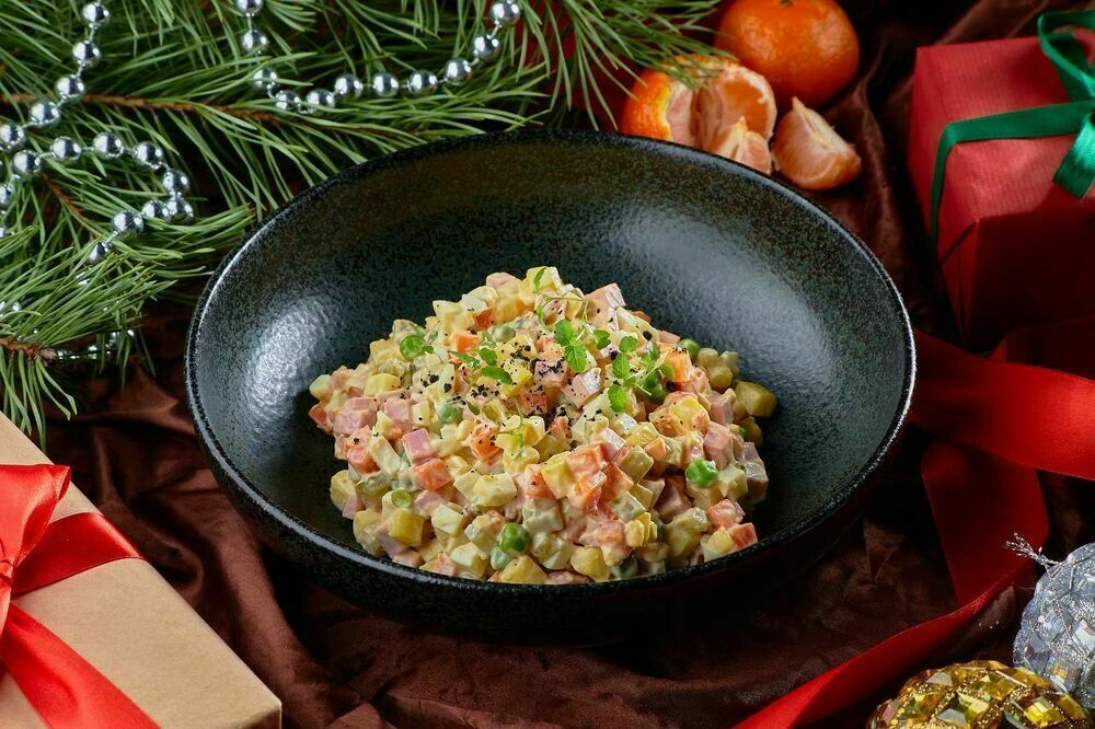 Russian salad with Sausage 1 kg