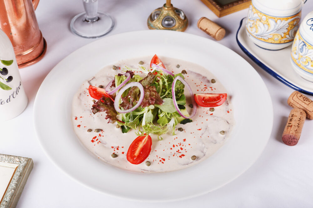 Veal Tonnato - thin-sliced veal with tuna sauce