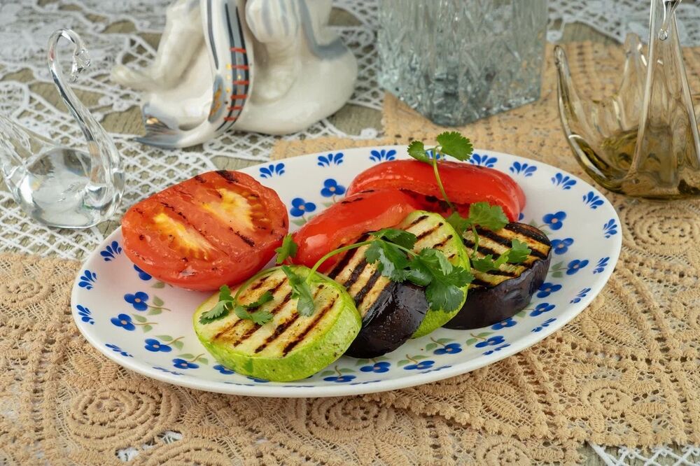 Baked vegetables