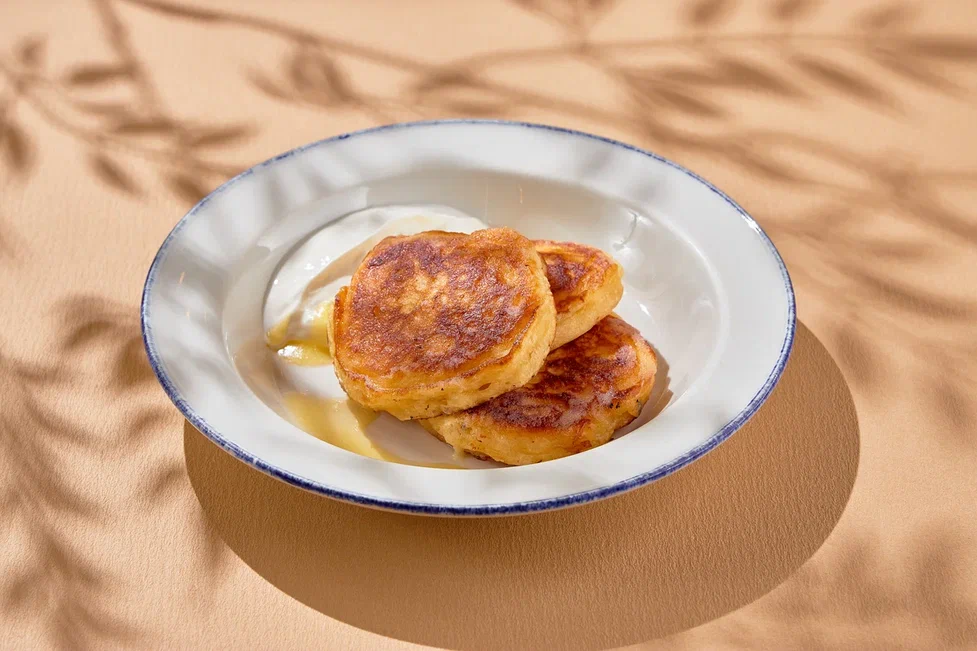 Pancakes on granny' s recipe