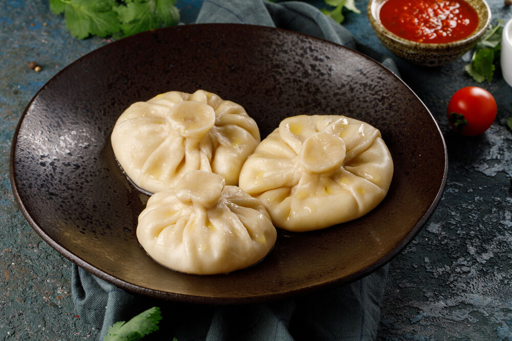 Khinkali with veal
