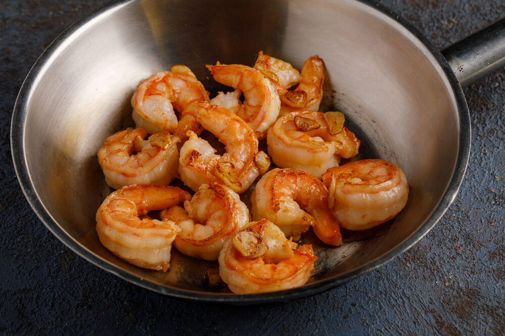 Shrimp with garlic