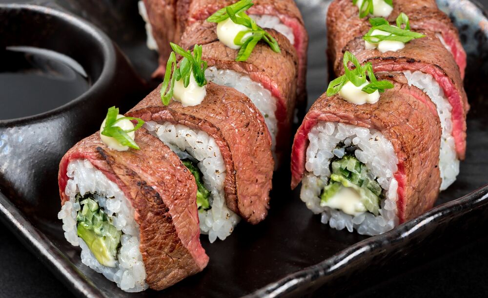 Marbled beef roll