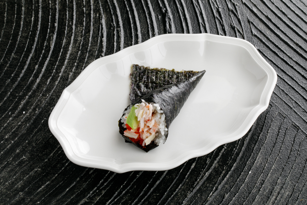 Hand roll California roll