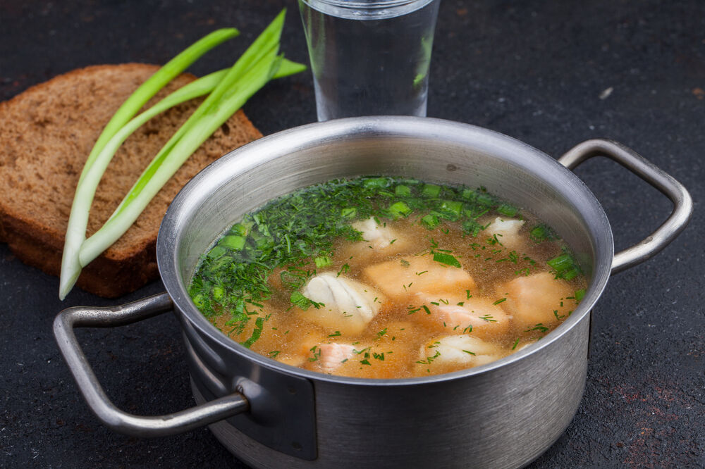 Fish soup on promotion