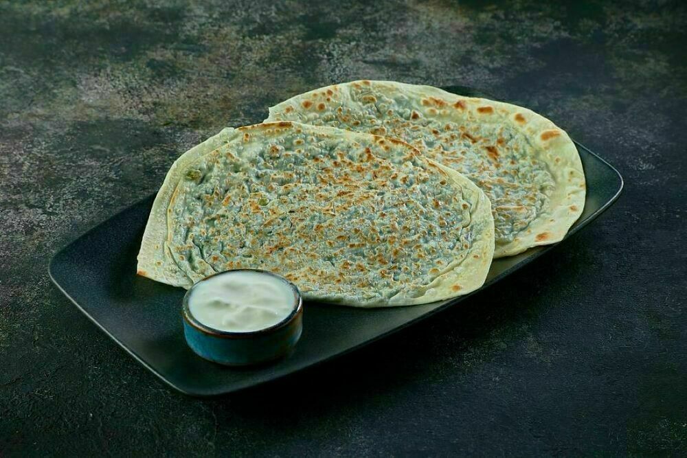 Кутабы с зеленью 